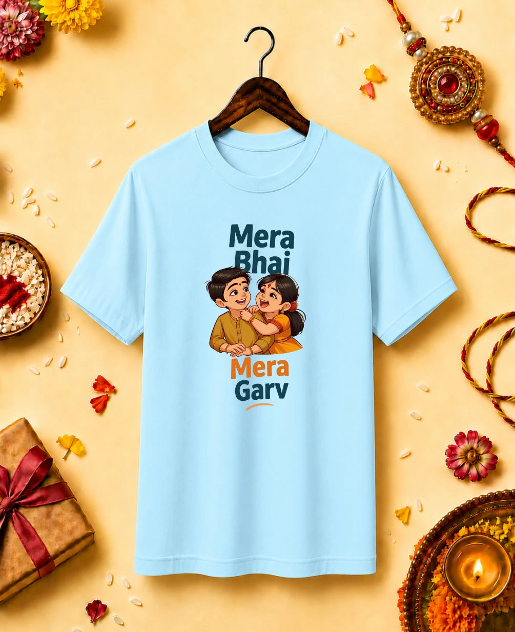 Mera Bhai Mera Garv Regular T-Shirt