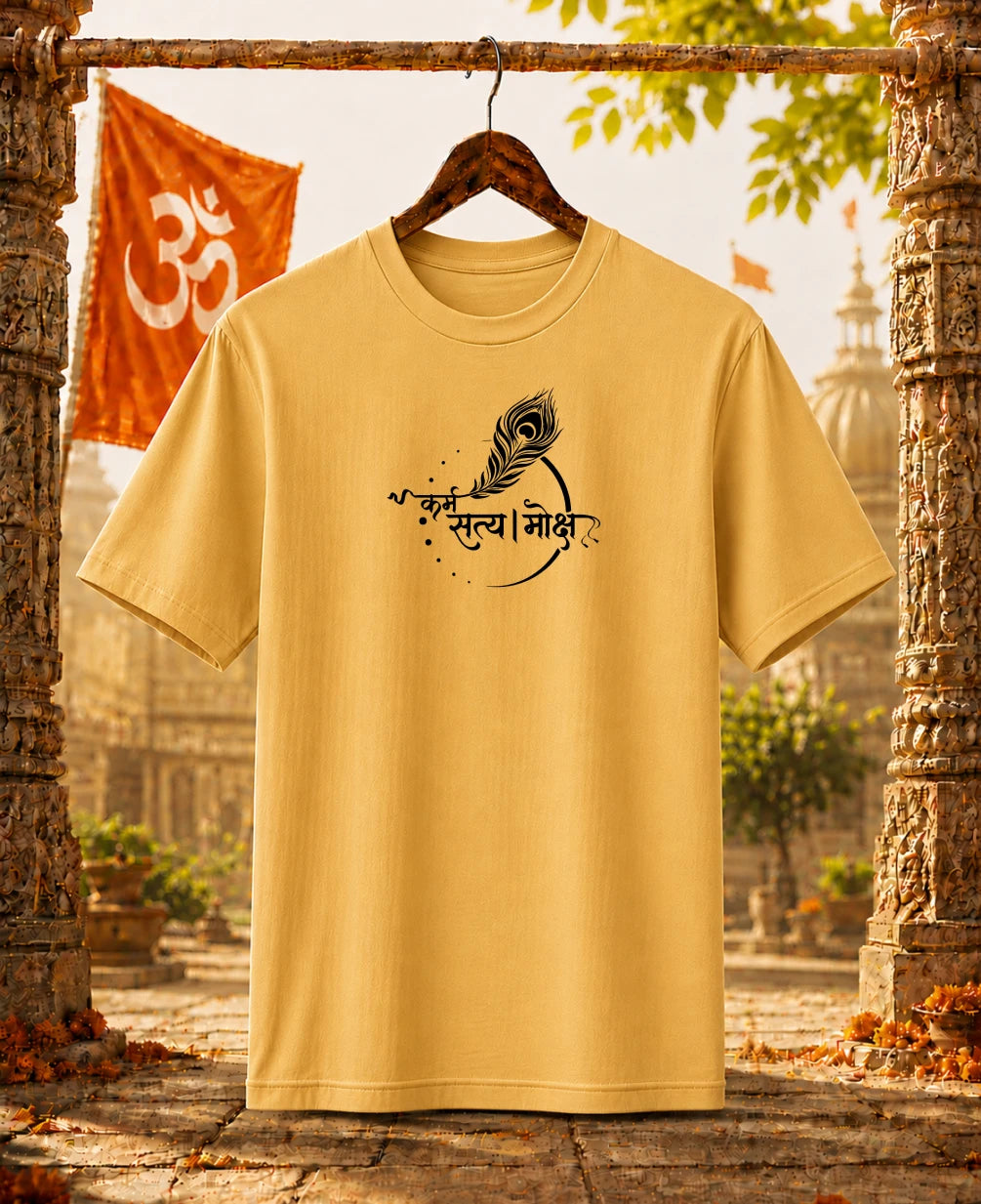 Karm Satya Moksh Regular T-Shirt