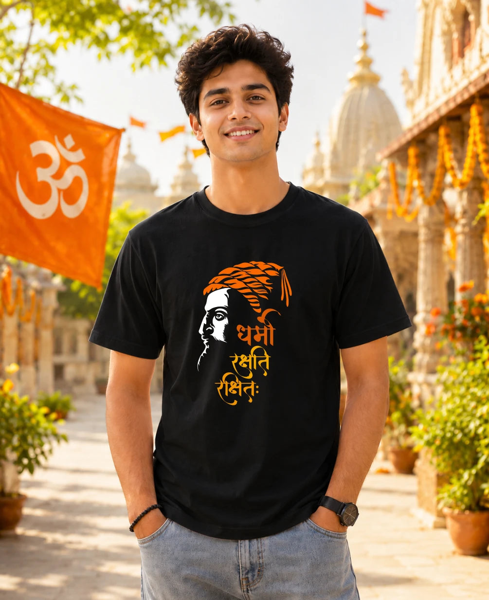 Dharmo Rakshati Rakshtitah Regular T-Shirt