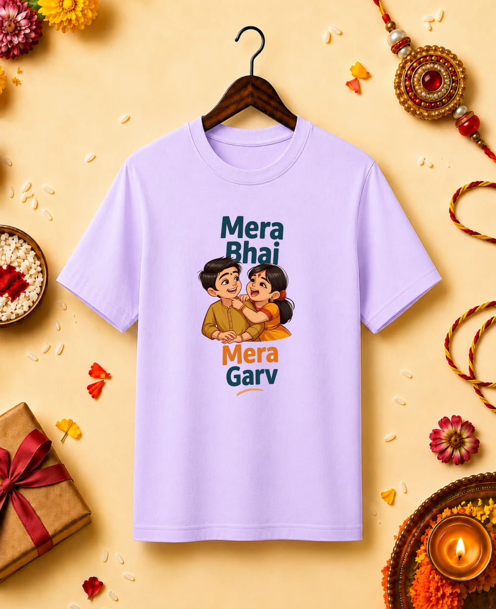 Mera Bhai Mera Garv Regular T-Shirt