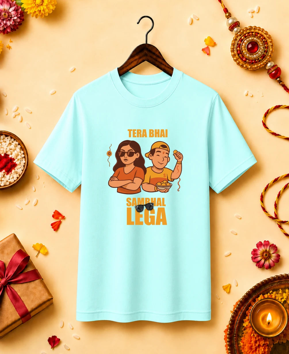 Tera Bhai Sambhaal Lega Regular T-Shirt
