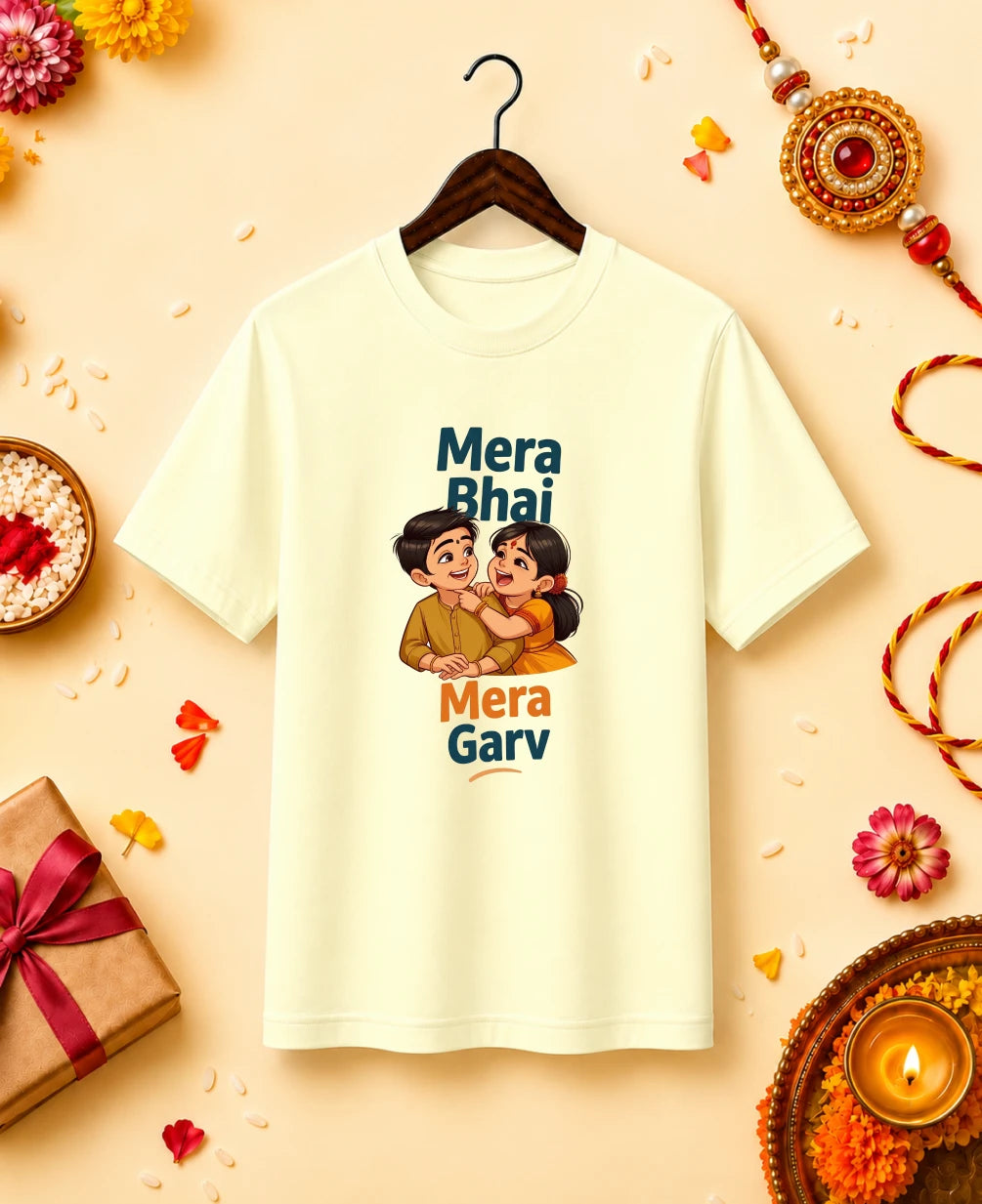 Mera Bhai Mera Garv Regular T-Shirt