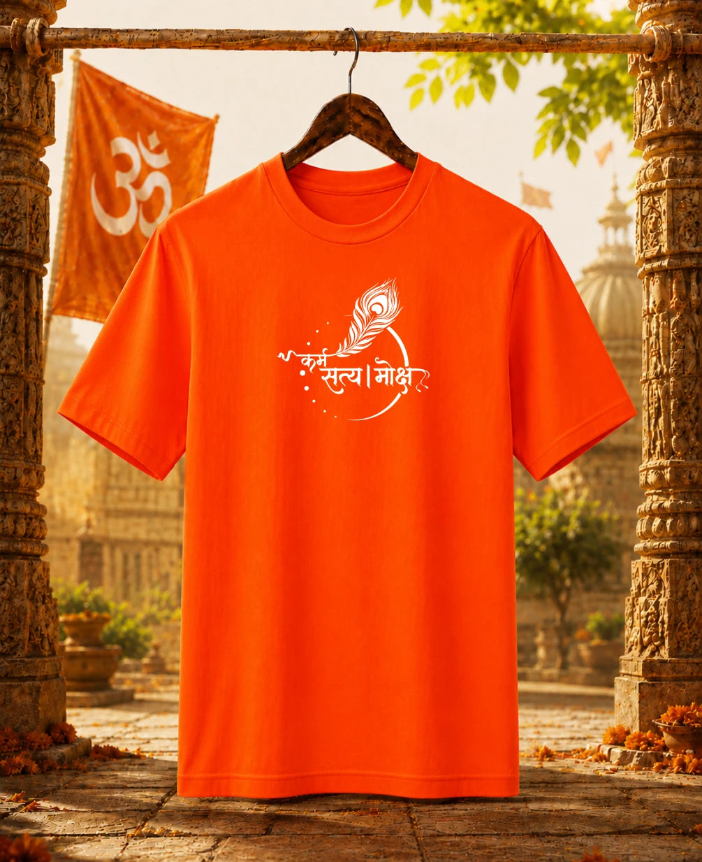 Karm Satya Moksh Regular T-Shirt
