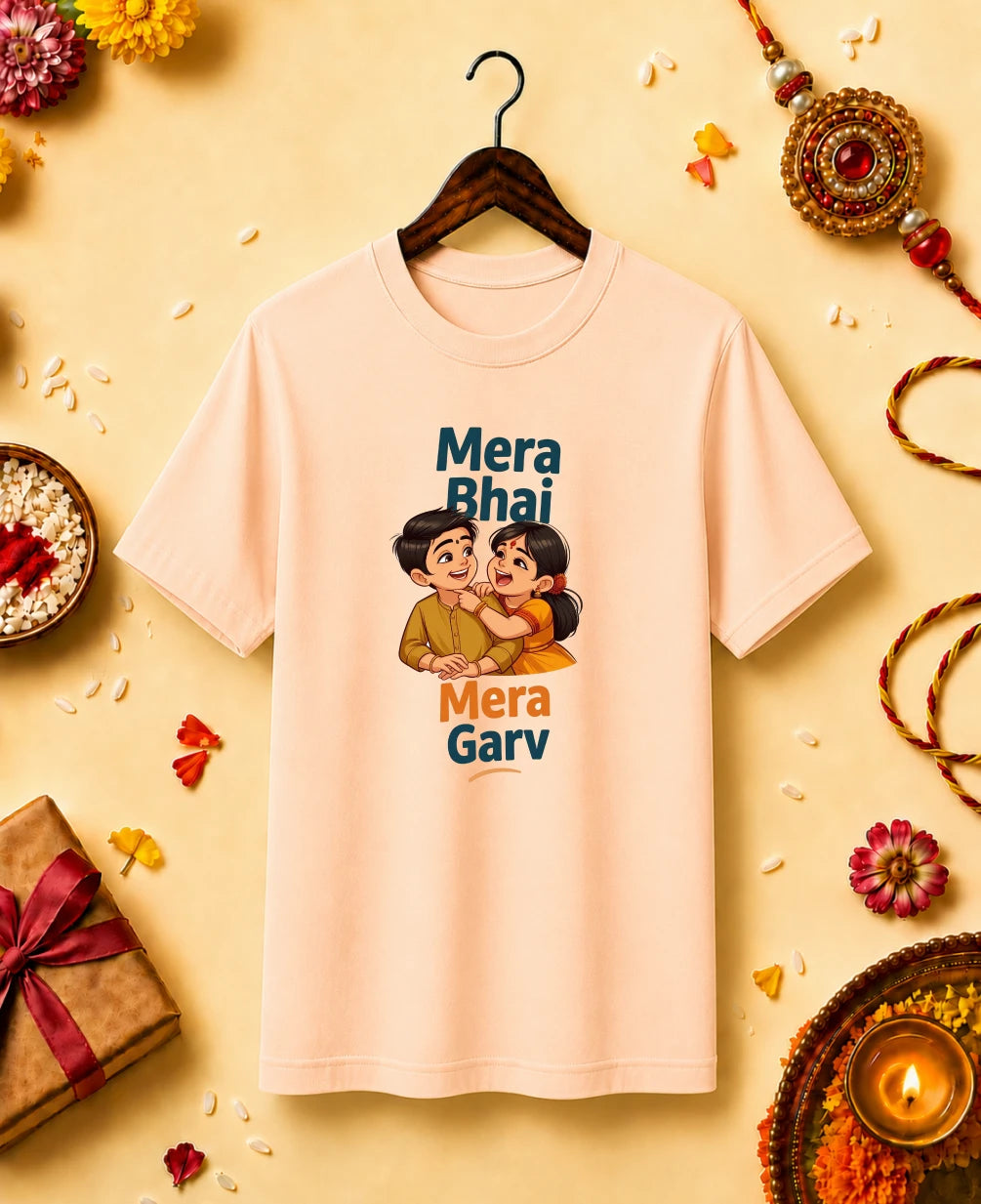 Mera Bhai Mera Garv Regular T-Shirt