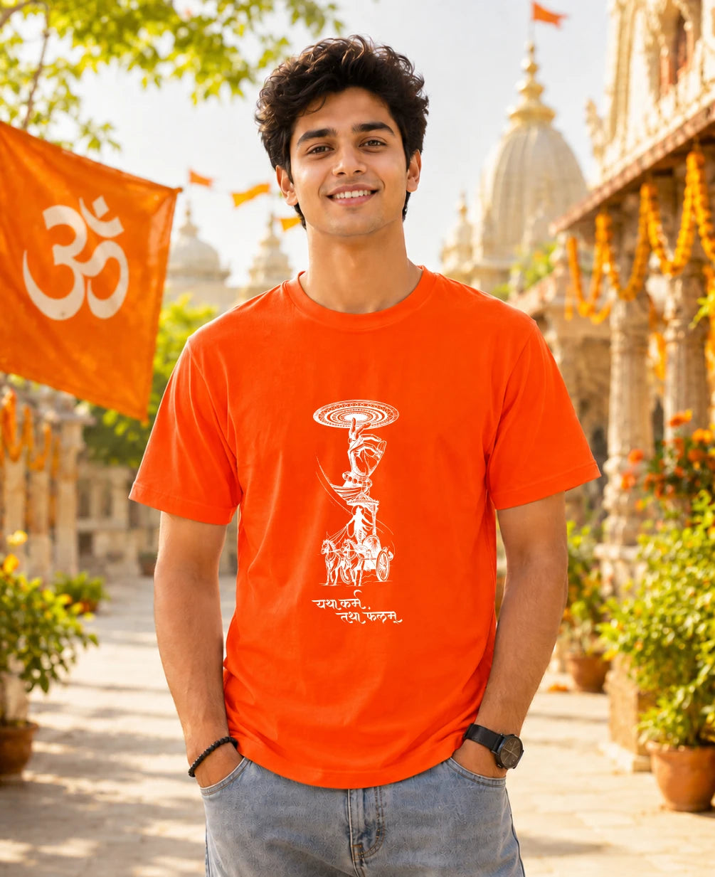 Yatha karm Tatha Falam Regular T-Shirt