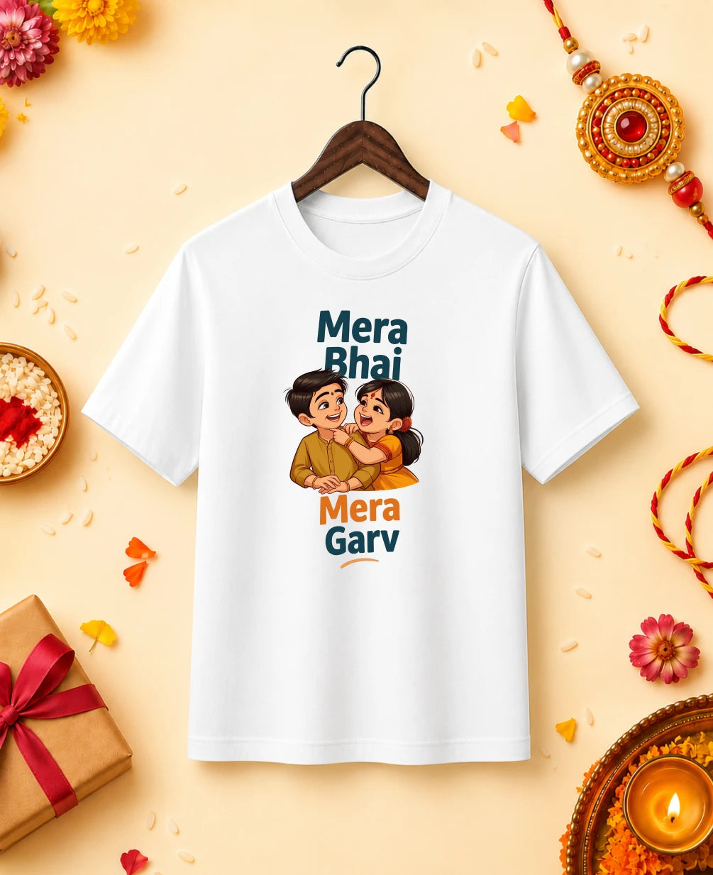 Mera Bhai Mera Garv Regular T-Shirt