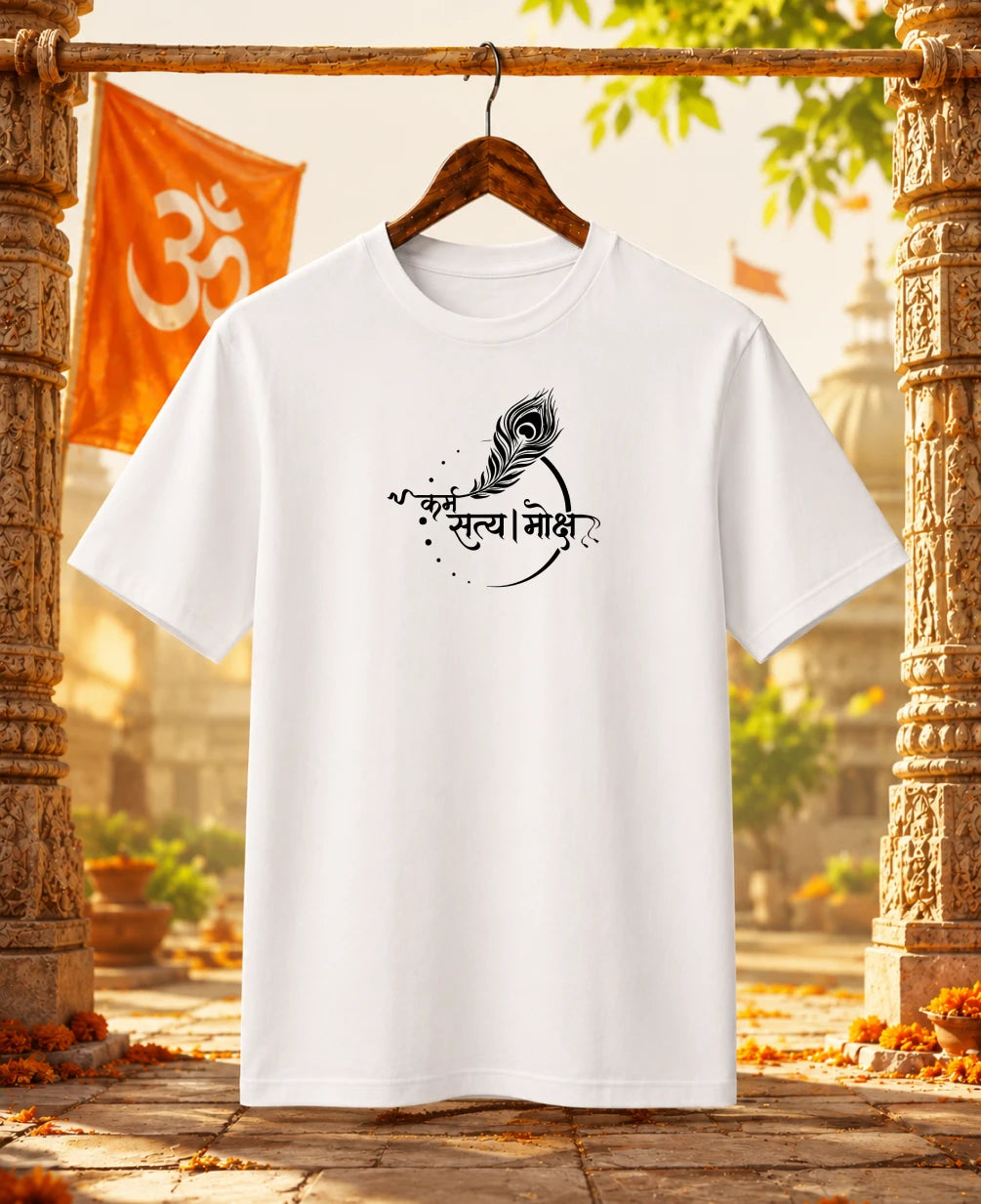 Karm Satya Moksh Regular T-Shirt