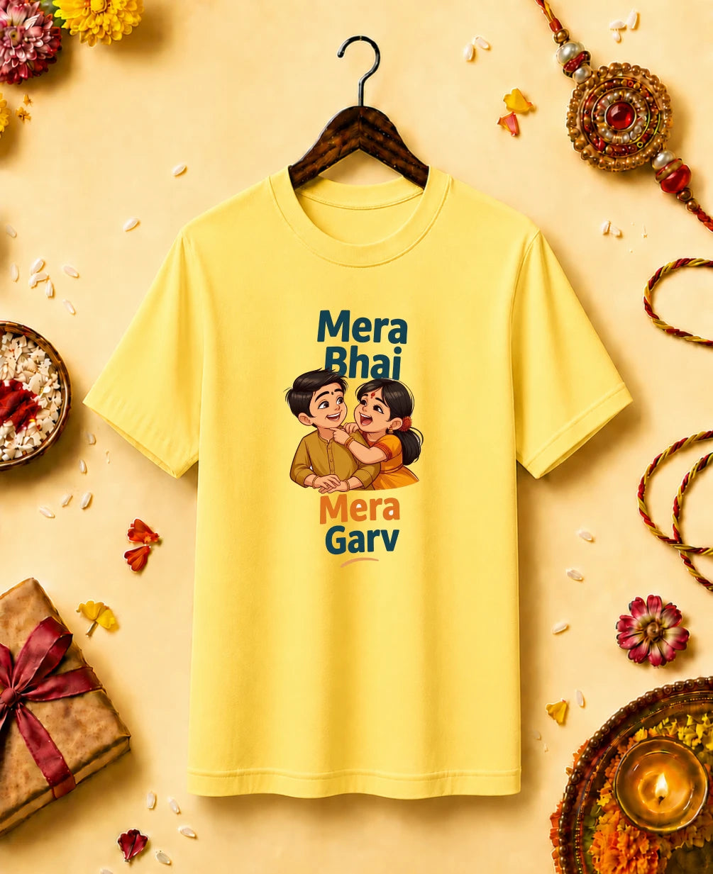 Mera Bhai Mera Garv Regular T-Shirt