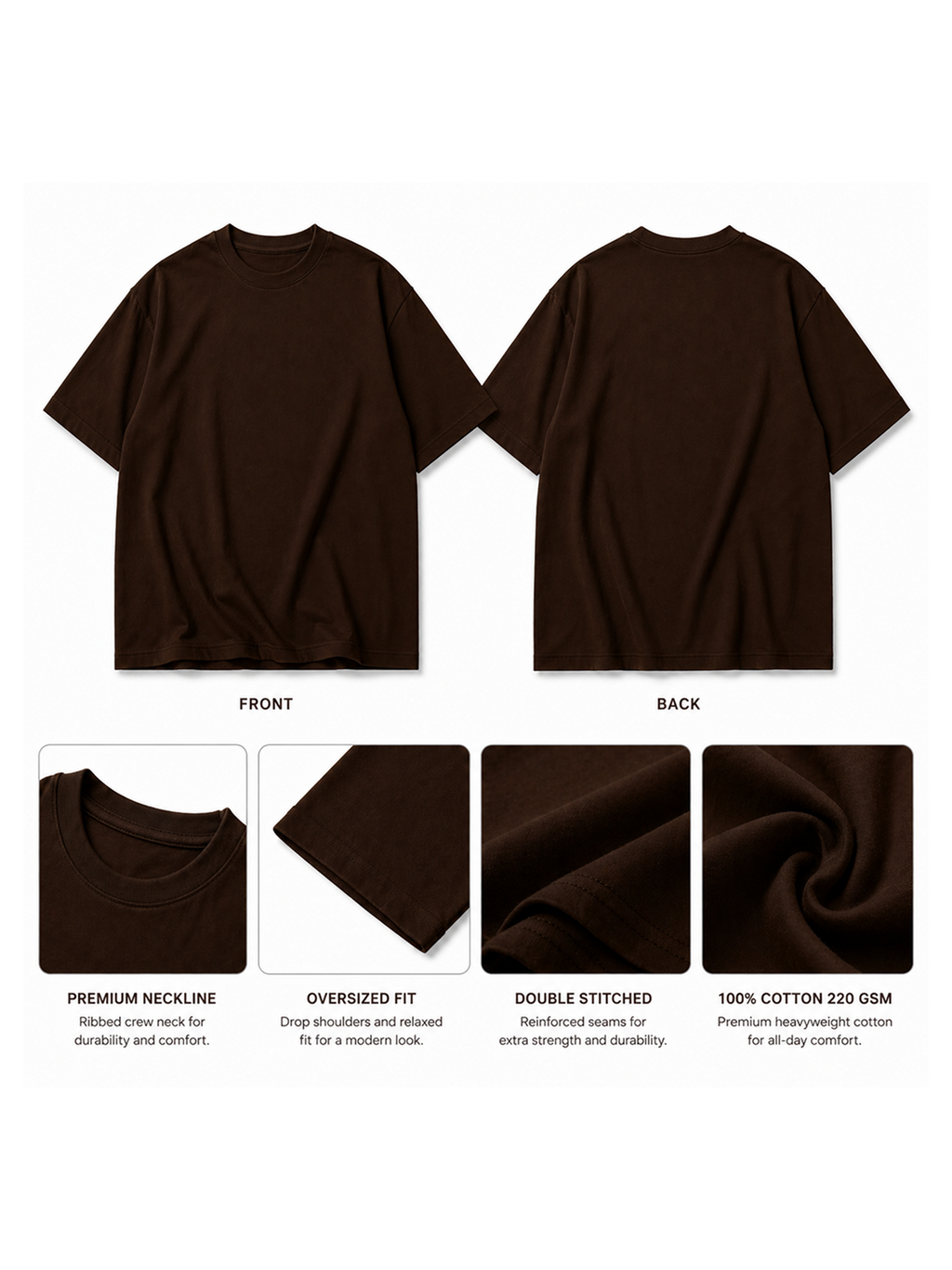Son Soutien, sa force Oversized T-Shirt