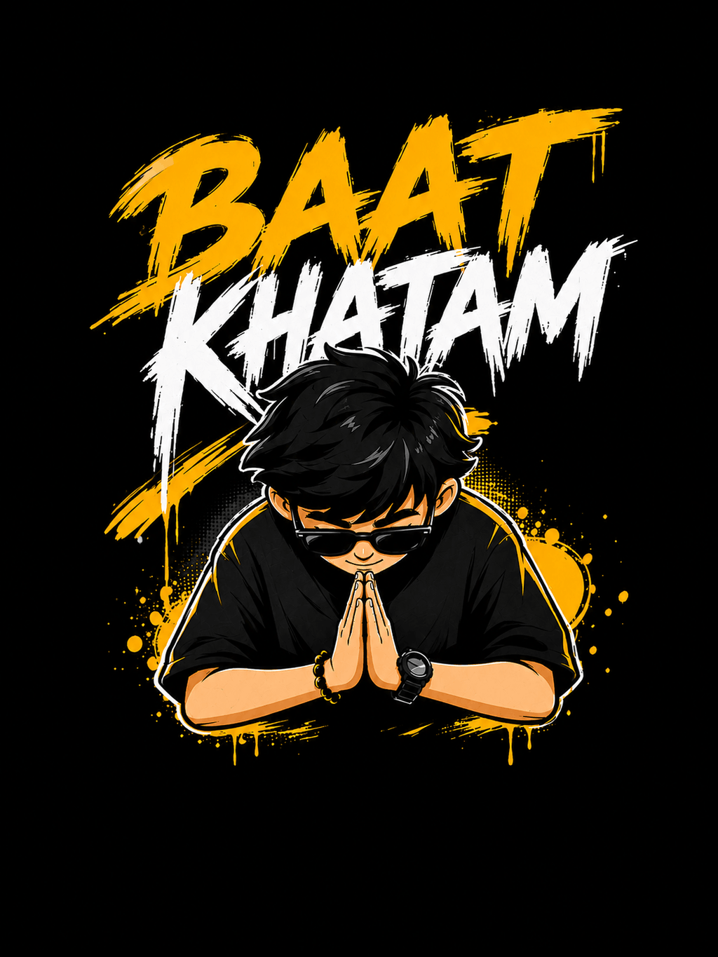 Baat khatam Oversized T-Shirt