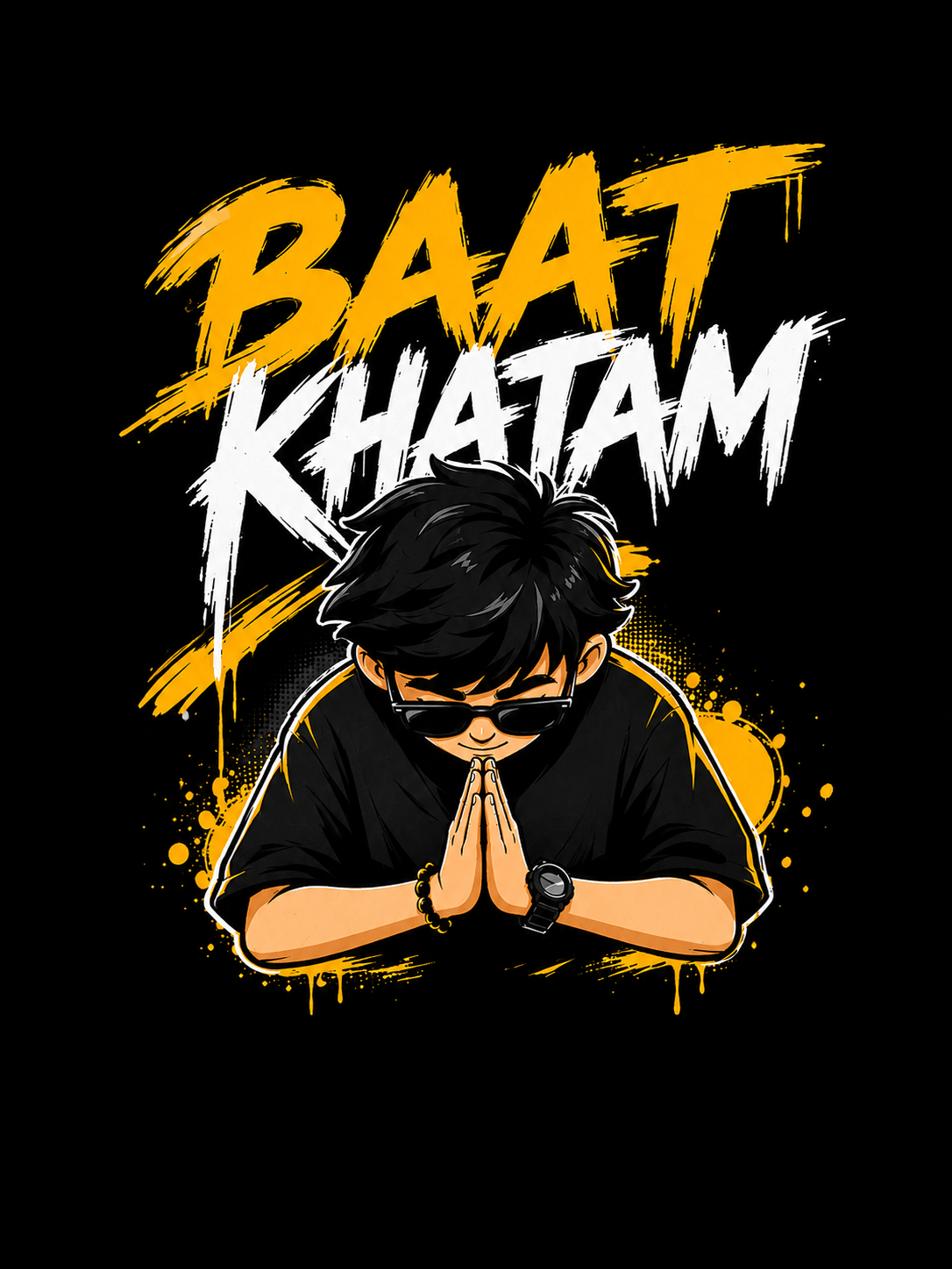 Baat khatam Oversized T-Shirt