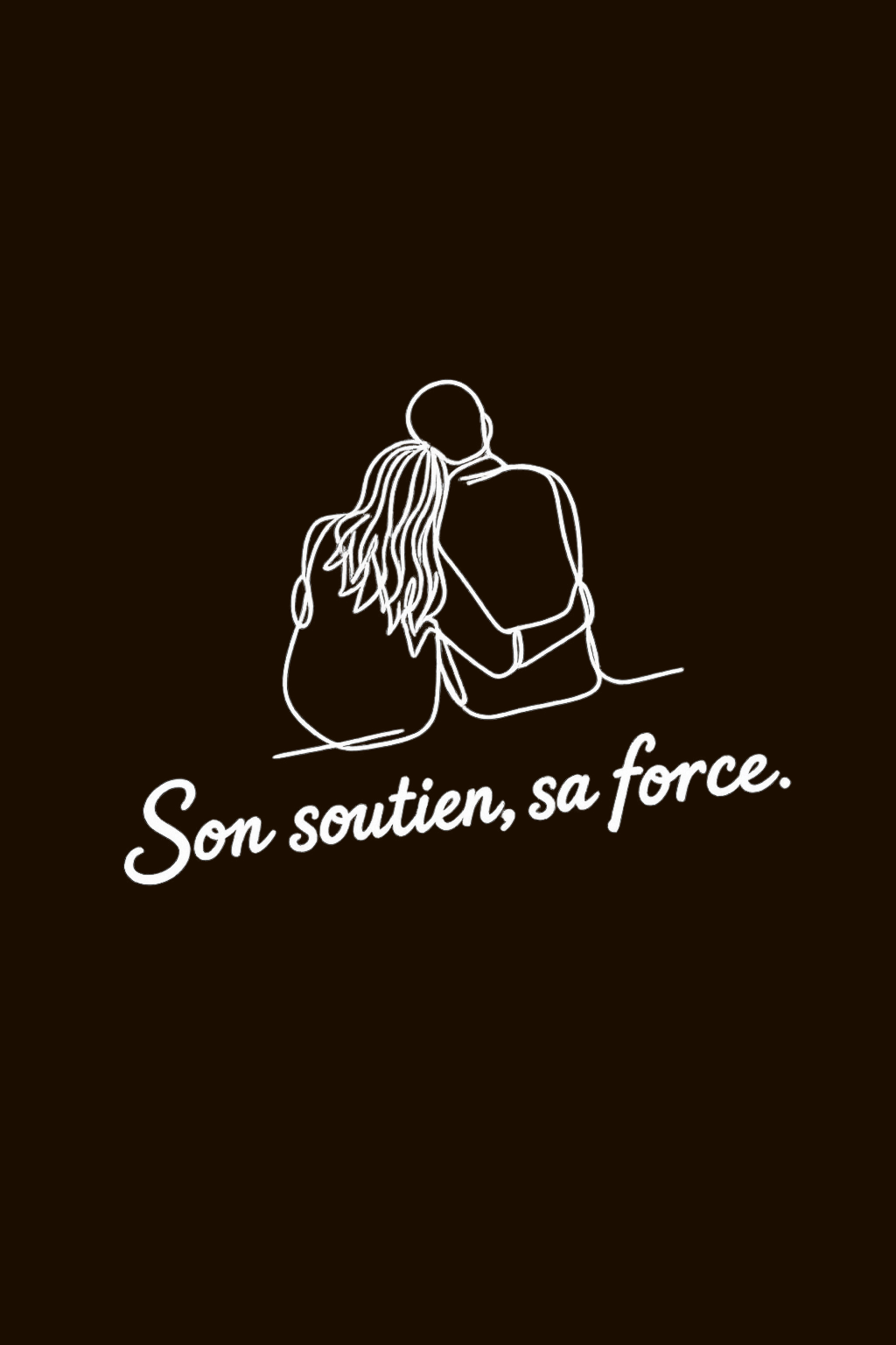 Son Soutien, sa force Oversized T-Shirt