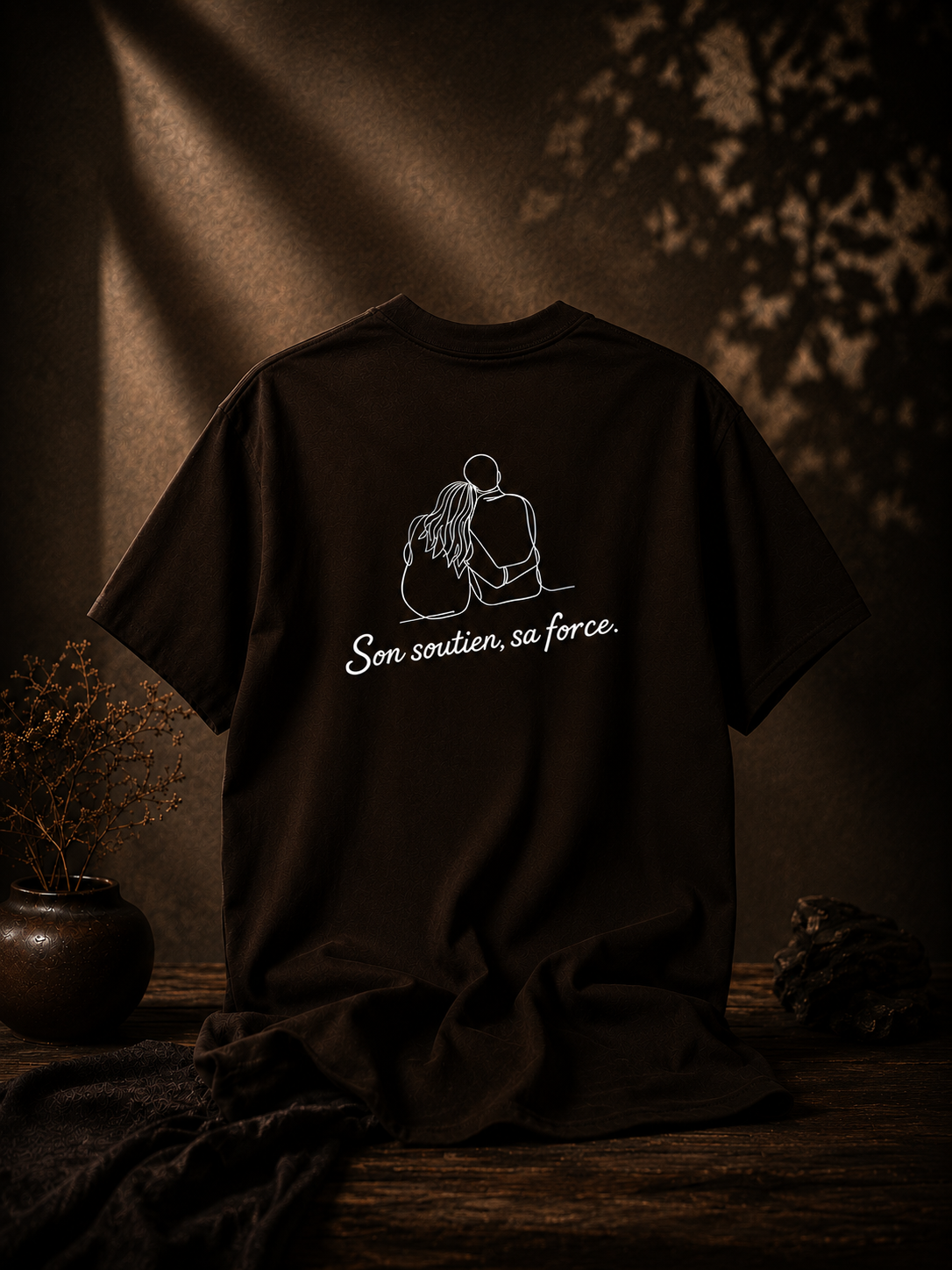 Son Soutien, sa force Oversized T-Shirt