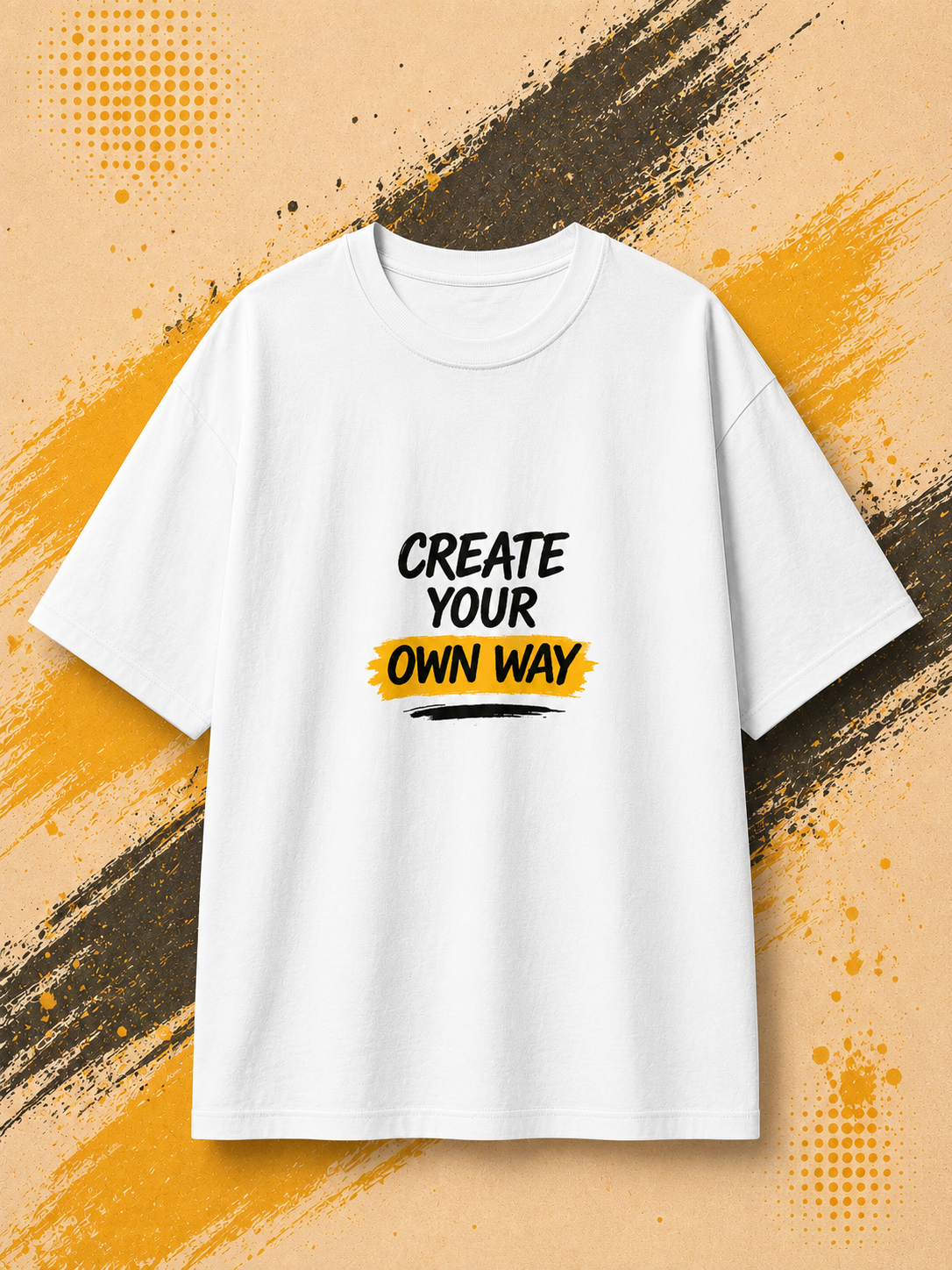 Create Your Own Way Oversized T-shirt