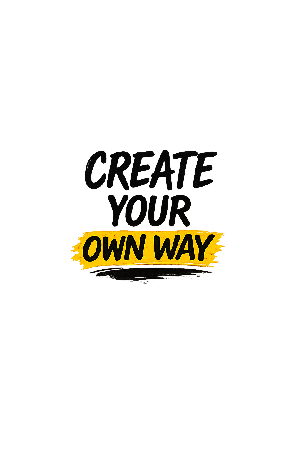 Create Your Own Way Oversized T-shirt