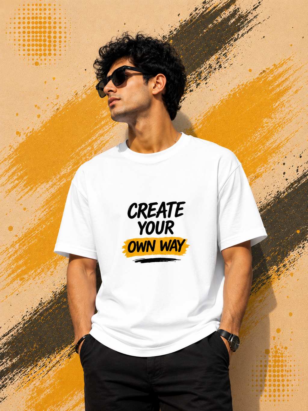 Create Your Own Way Oversized T-shirt