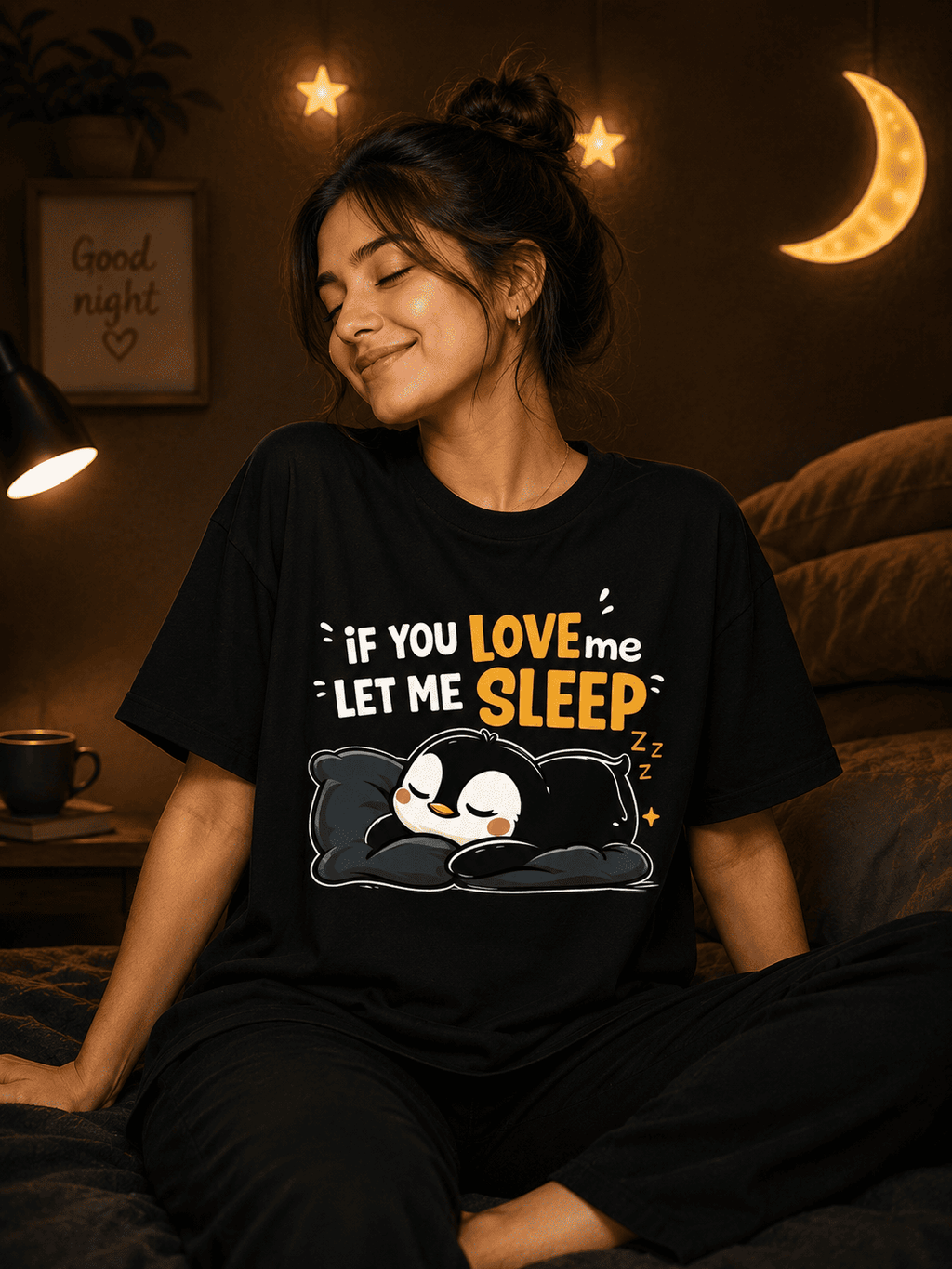 If You Love Me Let Me Sleep Oversized T-Shirt