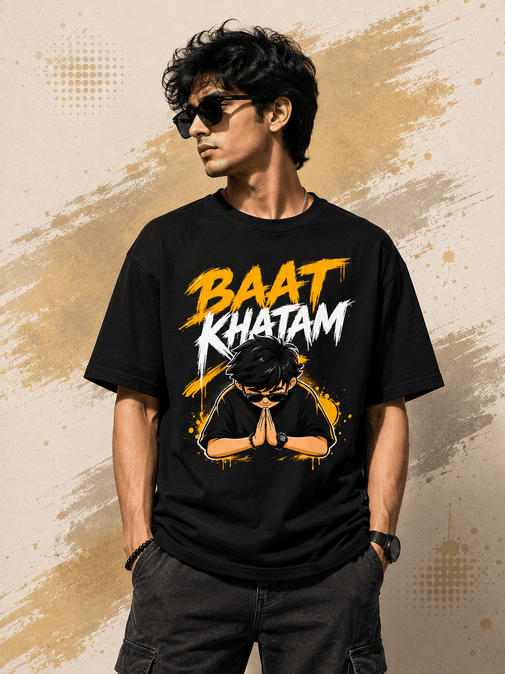 Baat khatam Oversized T-Shirt