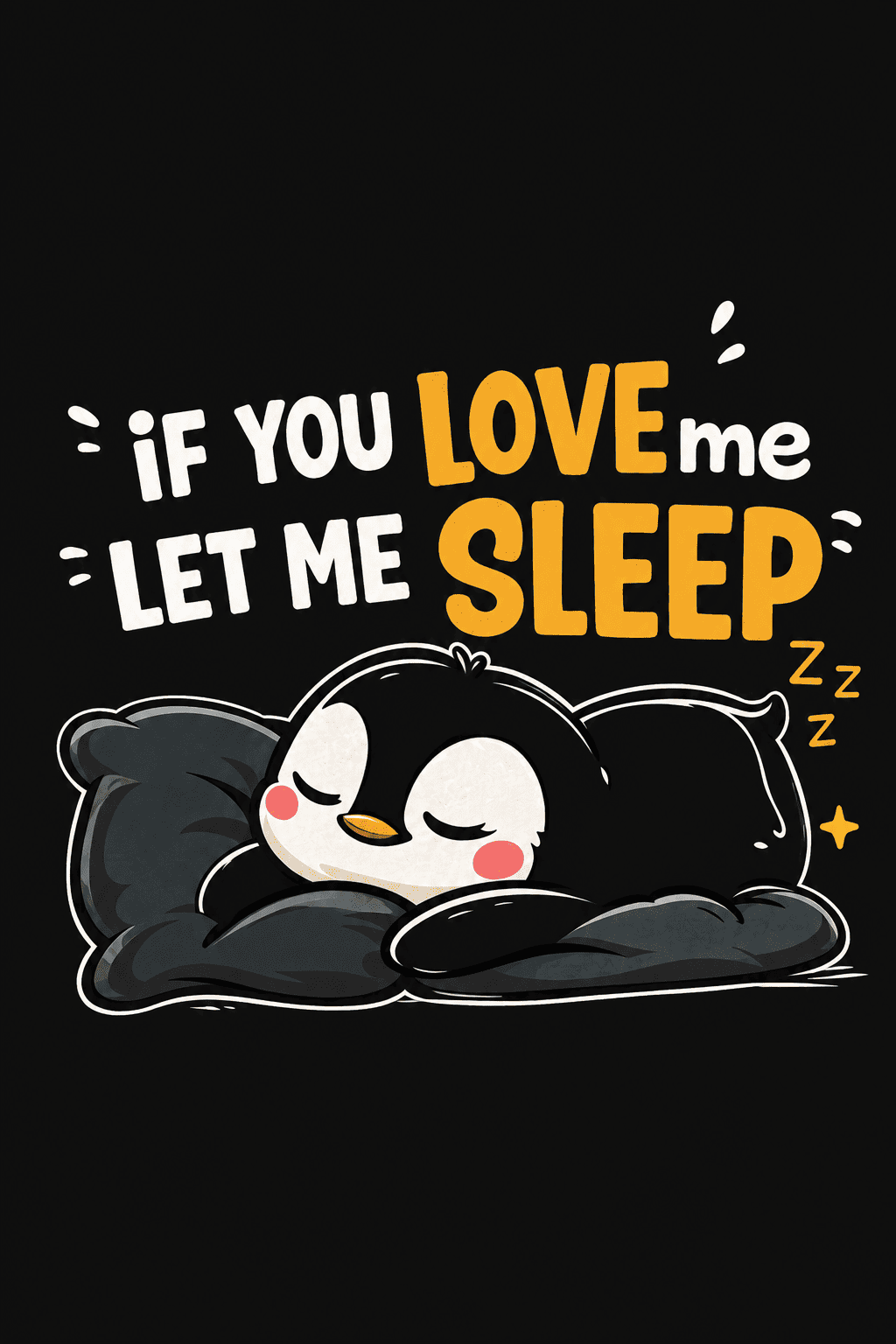 If You Love Me Let Me Sleep Oversized T-Shirt