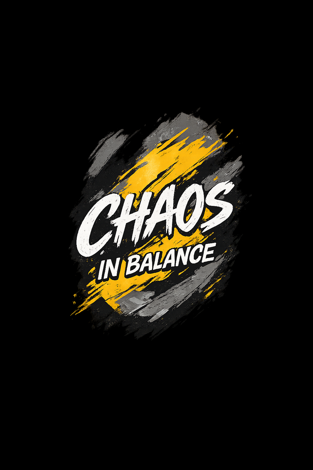 Chaos in Balance Oversized T-Shirt