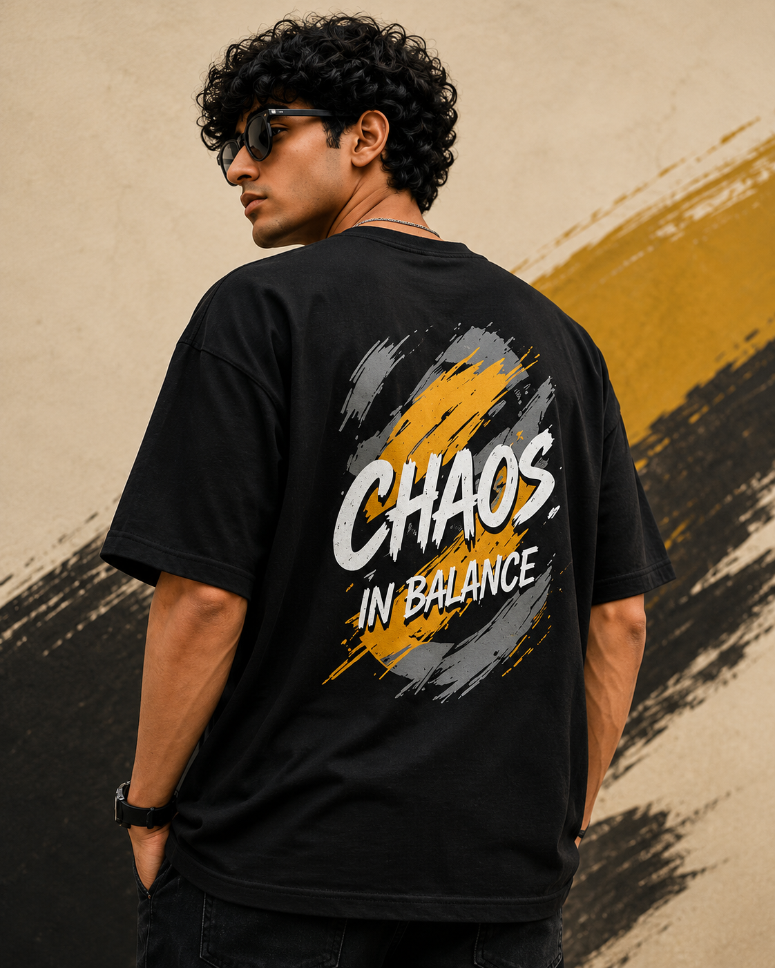 Chaos in Balance Oversized T-Shirt