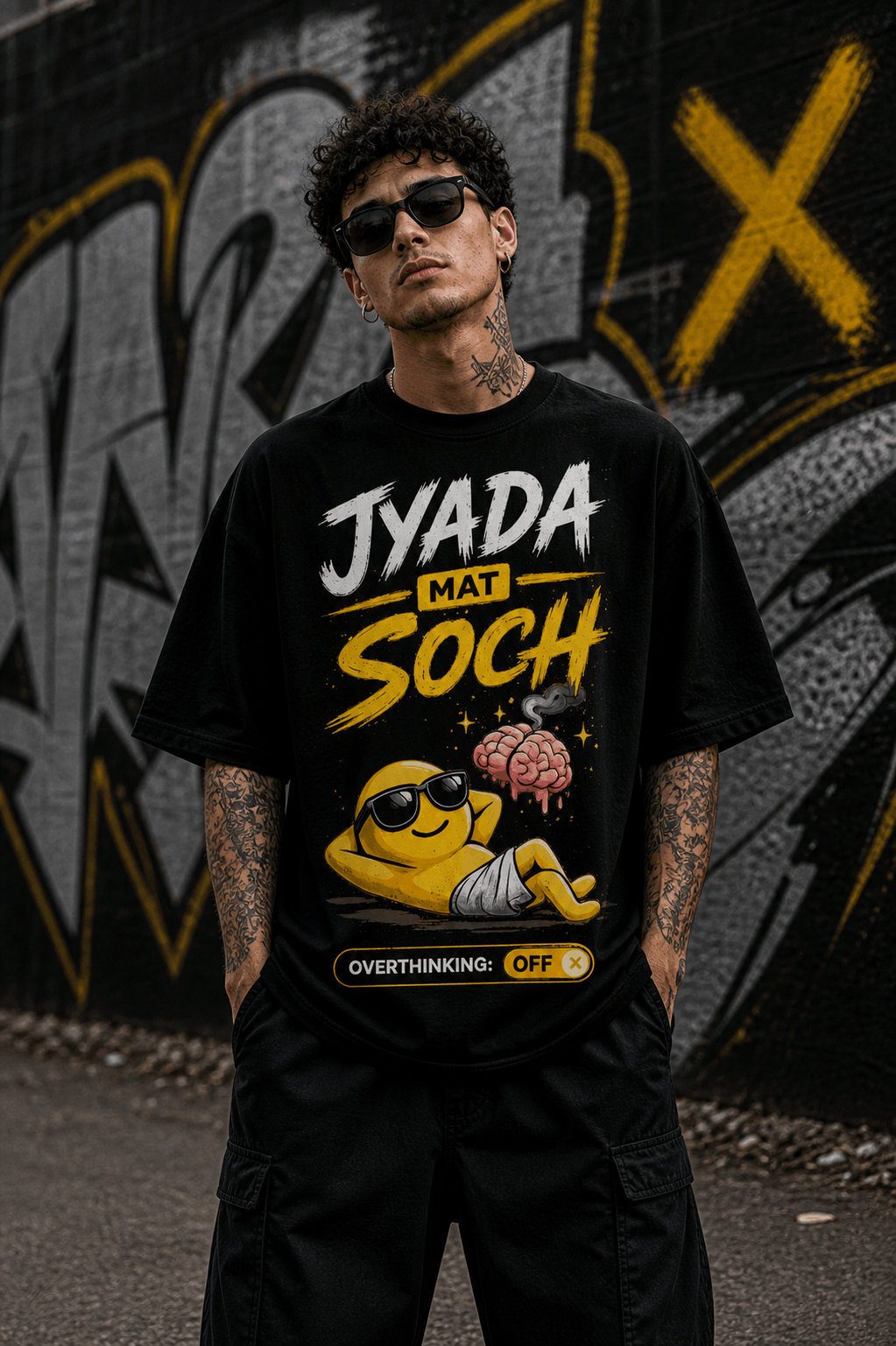 Jyada Mat Soch Oversized T-shirt